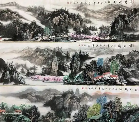 展讯苍郁之境卢少波山水画展这山水真牛