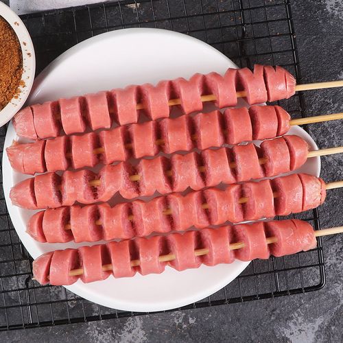 肠串美伏弹力冷冻烧烤食材开花鸡肉拉花半成品其它生肉制品