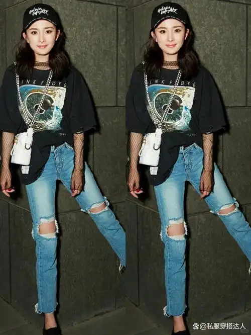 杨幂作为中国知名的女演员,她的穿搭风格经常成为时尚潮流的风向标.