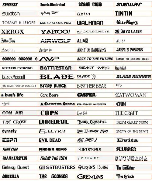 英文字体查找_word文档在线阅读与下载_免费文档