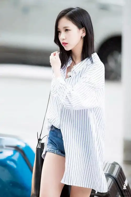 郑秀妍金泰妍名井南平井桃最新机场私服韩国女明星的甜美范儿