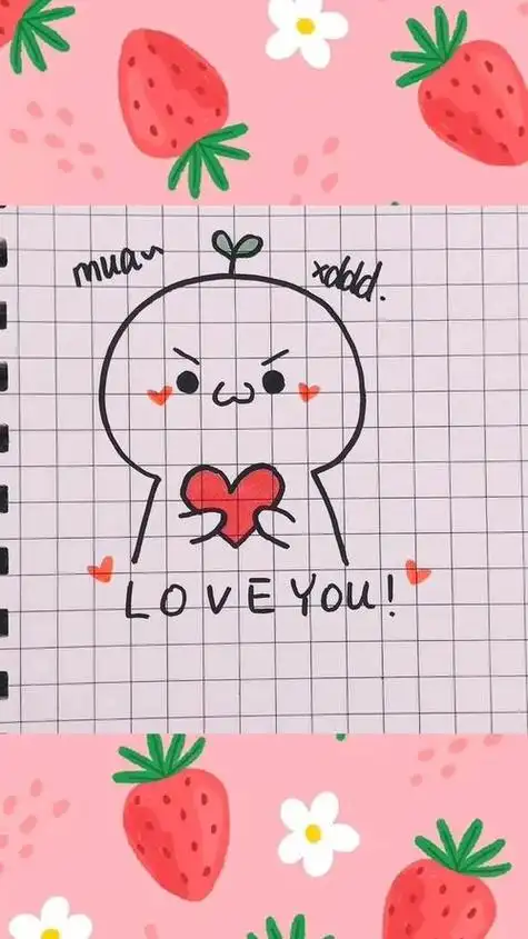 画小心心送给你简直就是少女心爆棚520表白日简笔画520送你一颗小心心