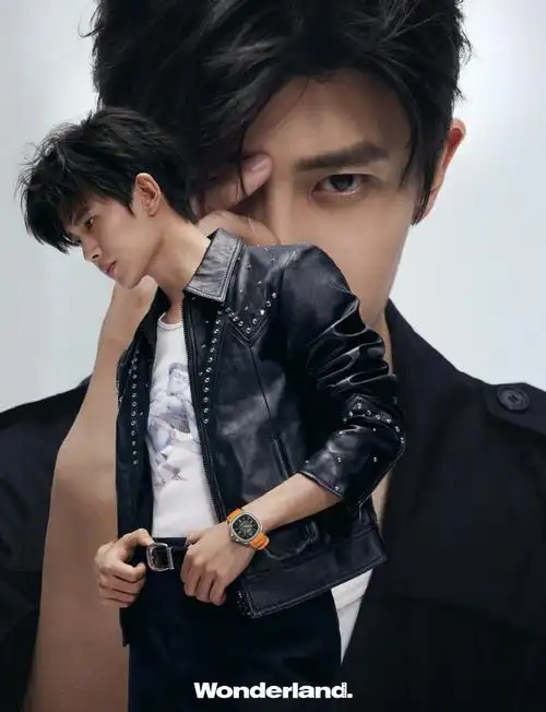 任嘉伦 x 新视线wonderland@任嘉伦allen白衬衫&朋克黑衣出镜wonder