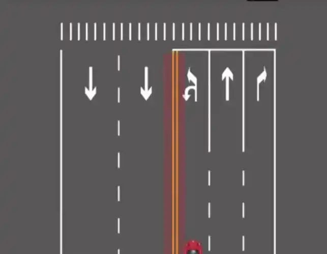 同时路段有调头标志,并且路面一侧的黄线有虚线时,在虚线处掉头可以不