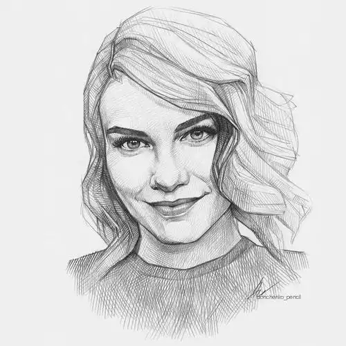 人物画素描 儿童素描人物画