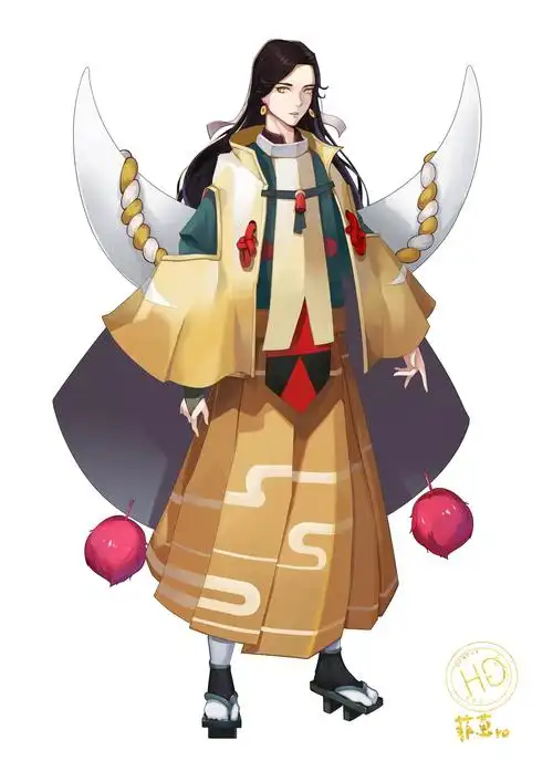 十二生肖拟人——牛插画图片壁纸