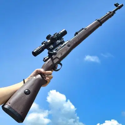 8倍镜大号98k狙击可发射水弹枪儿童吃鸡成人手动拉栓玩具枪模型抢