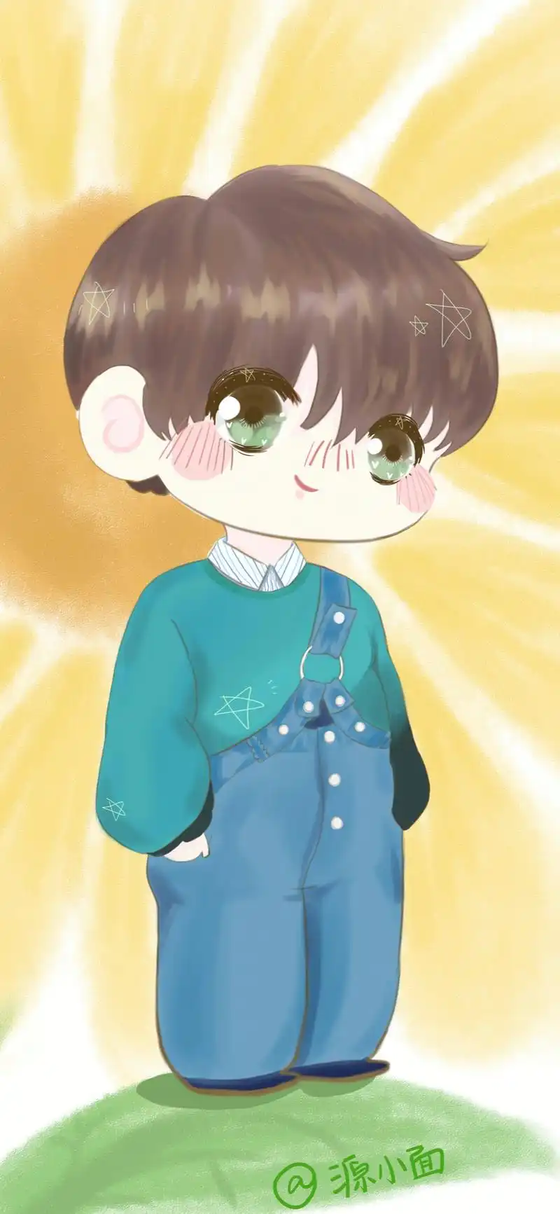 饭绘软萌王源合集,快来一起收进口袋