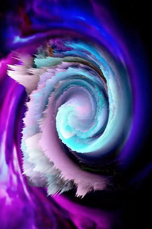 本素材作品名称为科幻3d星空创意合成海报背景(3545*5315px )psd模版