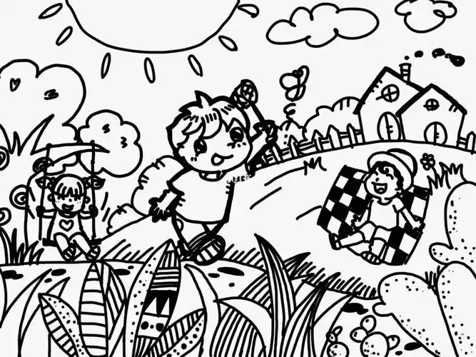 幼师考编画 第三期《郊游》