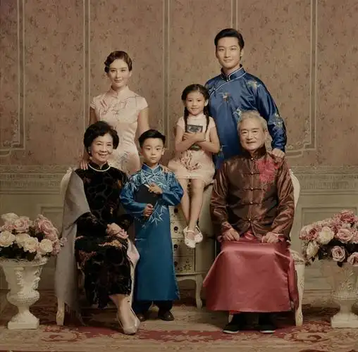 全家福服装家庭装中国风