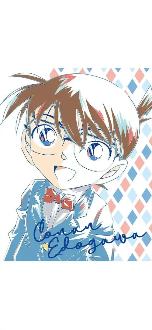 画师微博转载二次元人物工藤新一毛利兰新兰永恒情侣头像名侦探柯南