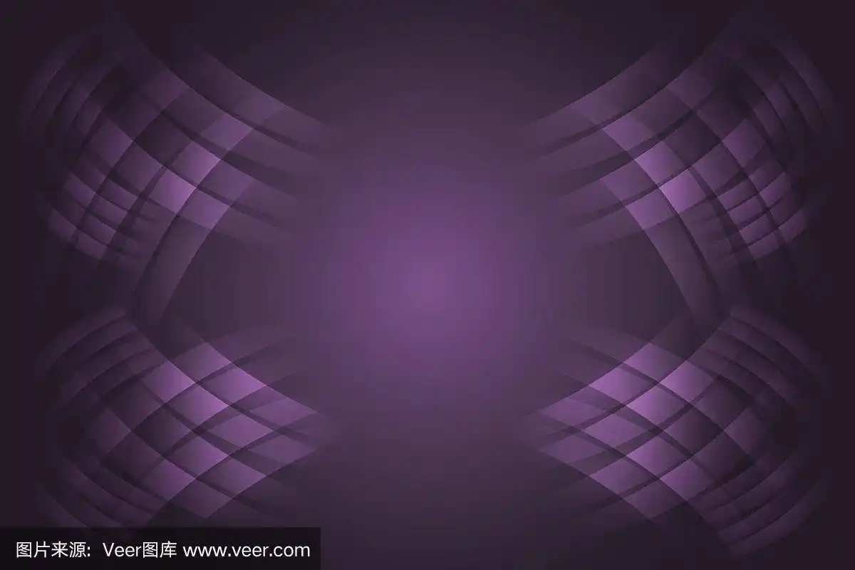 深紫色的抽象背景和文本空间