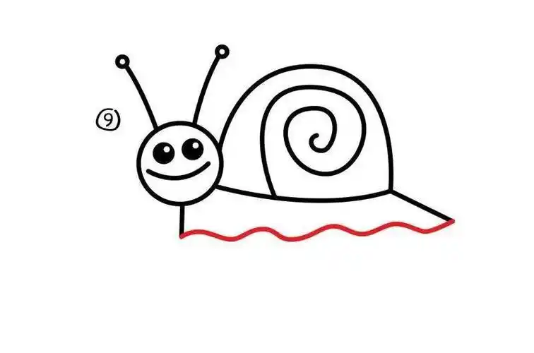 蜗牛简笔画涂什么颜色 简笔画图片大全-蒲城教育文学网