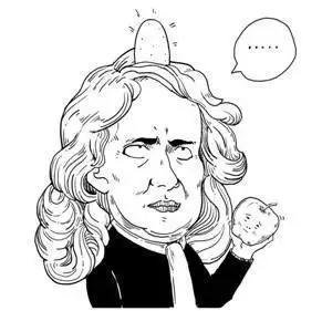 牛顿大哥简笔画牛顿肖像画简笔画牛顿简笔画步骤图牛顿的简笔画全身