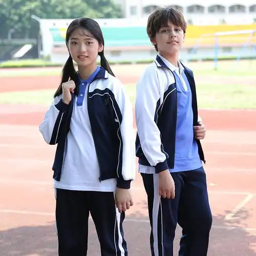 深圳校服中学生夏季套装初中统一速干男女长裤校服