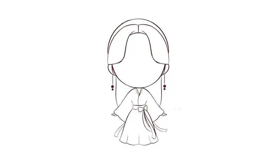 古代美女简笔画怎么画古代美女简笔画图片大全