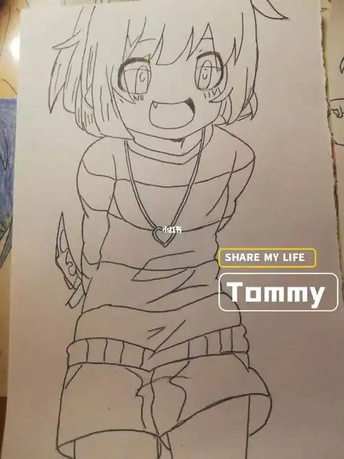 frisk(福) 和 chara(猹) 关于undertale的这两个人物作画的时候真的