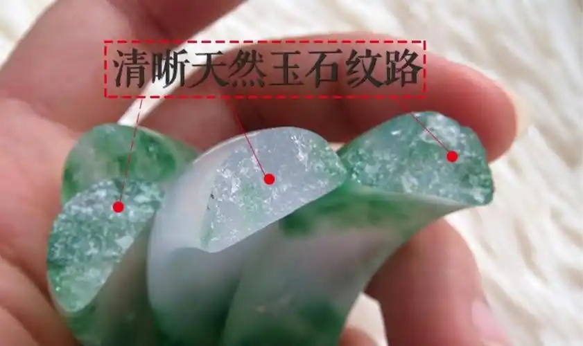 天然石英岩玉石冰种飘花玉手镯女款玉器翡翠色玉镯子女