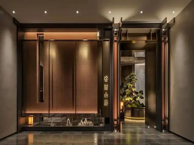 中式会所装修设计效果图欣赏