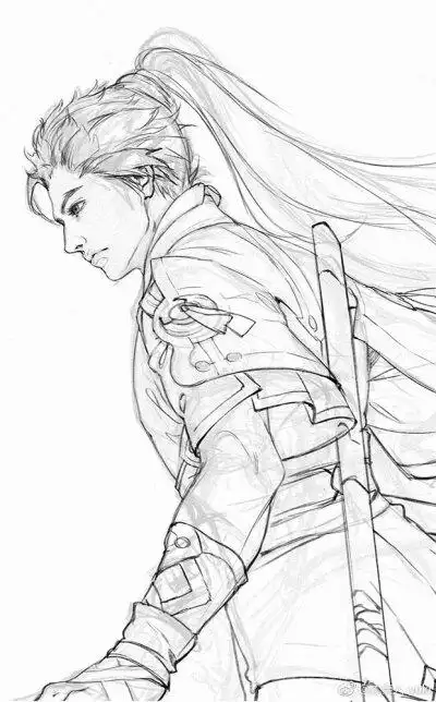 「古风美男」画师: 木美人-yuki