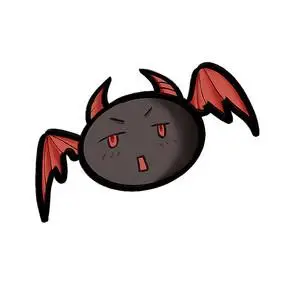 拿着扳手吸着烟的小恶魔