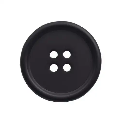 韩版方形扣子大衣毛呢外套黑色纽扣扣子装饰圆形西装衣服树脂纽扣