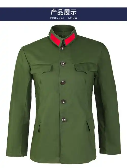 六五式军绿服装老式65式军迷65式绿军套装男的确良涤卡怀旧服蓝色65式