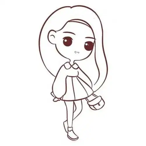 简笔画人物简单易学,人物简笔画-图片大观-奇异网