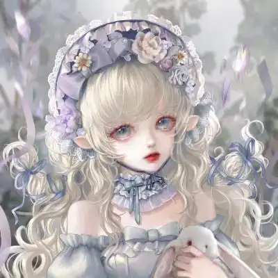 动漫梦幻闺蜜头像可爱精致图片