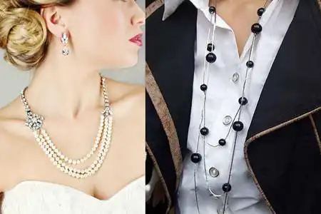 【图】时尚珍珠项链搭配图片 为你打造精美造型