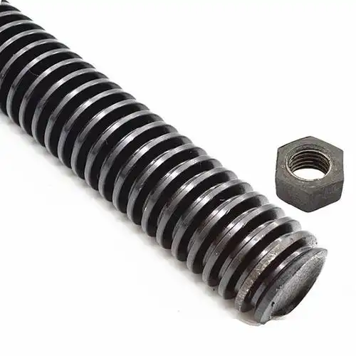 t型梯形扣丝杆粗牙粗螺纹通丝芽条t形方螺柱梯形螺母