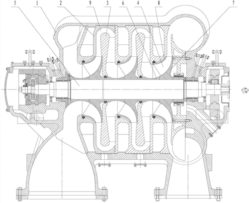 cn203081787u_一种d型多级高速鼓风机有效