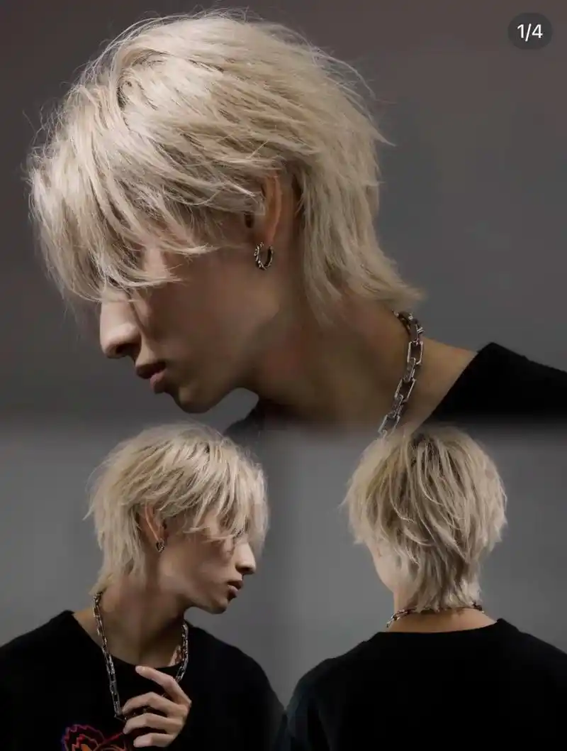 日式狼尾发型设计