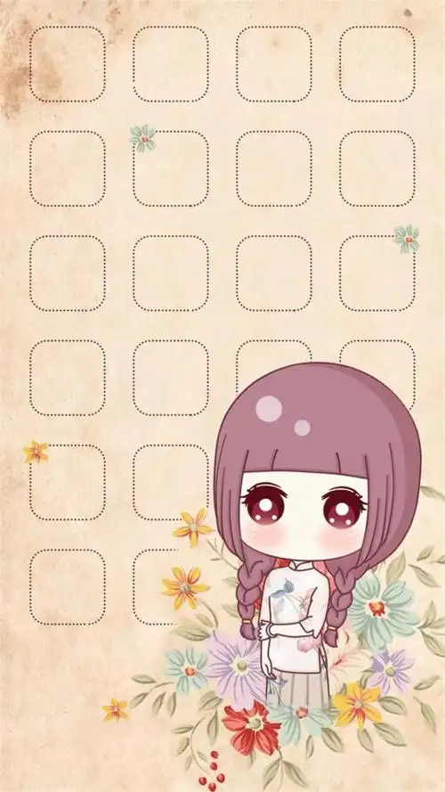 可爱小女孩主题套图,高清图片,手机锁屏桌面-壁纸族