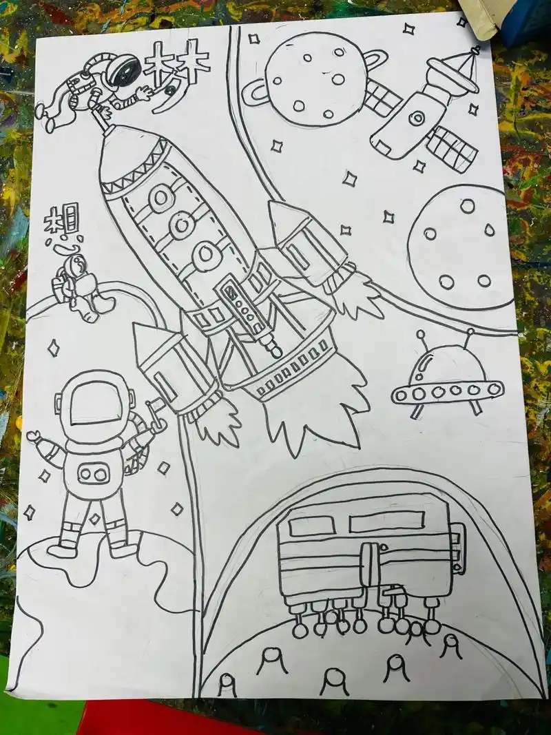 梦想主题儿童画