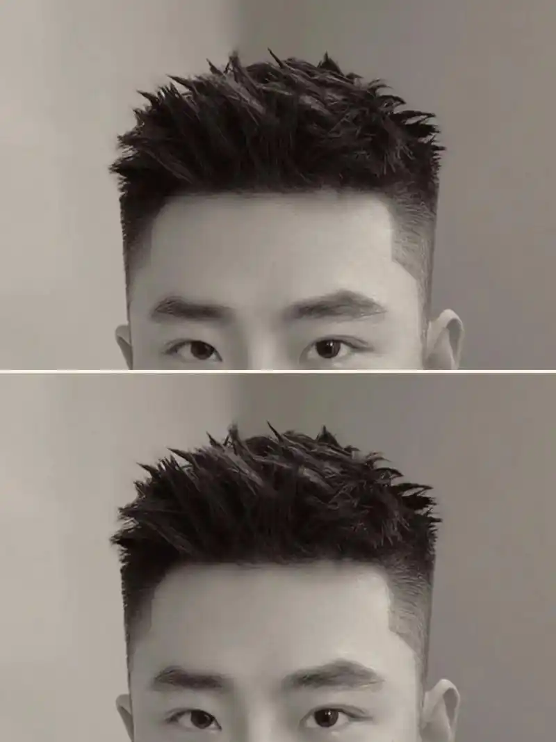 清爽利落的短发,展现出男士的硬朗气质.采用束状 - 抖音