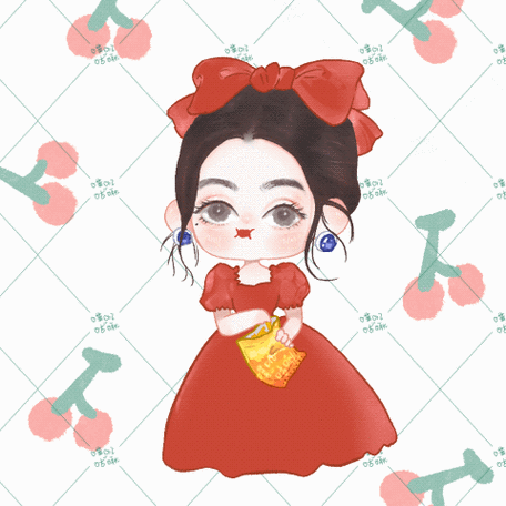 q版迪丽热巴插画练习2020年4月2021年5月