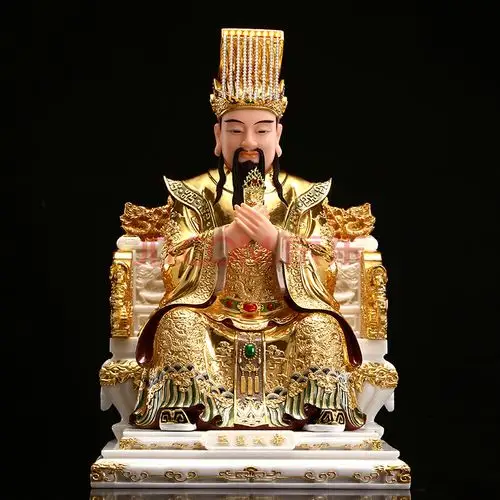 【京选好货】佛具玉帝王母神像汉白玉玉皇大帝王母娘娘玉帝道教供奉
