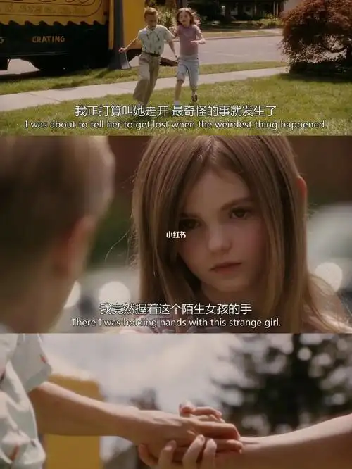 电影 #怦然心动  爱情可能来源于一次邂逅 一次一见钟情 甚至一次