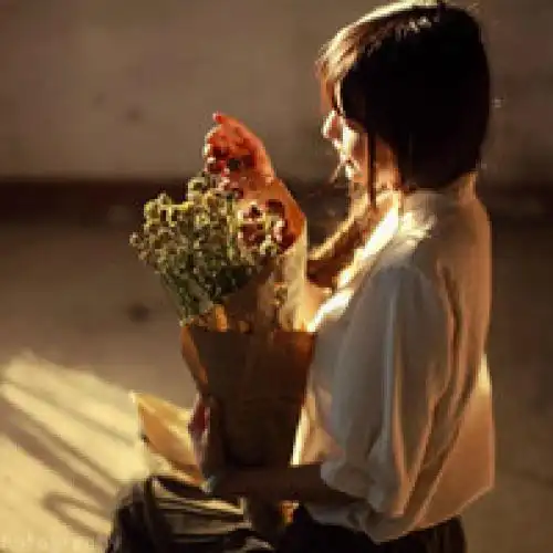 粉色花朵头像芬芳吐艳的蝴蝶兰花图片