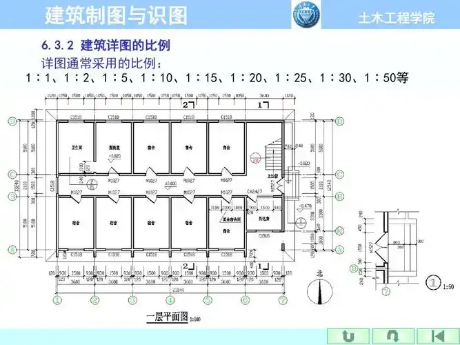 建筑制图与识图第6章 建筑施工图(6.6建筑详图)ppt