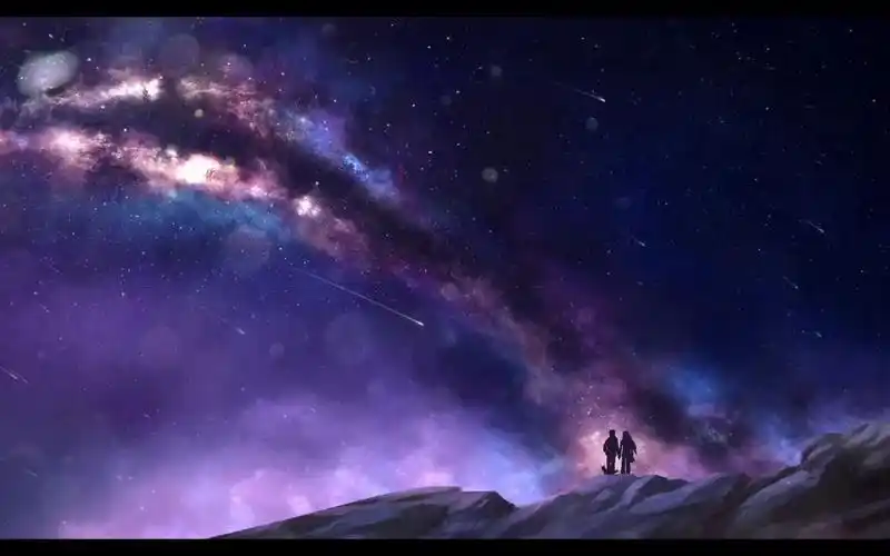 宇宙太空星球二次元梦幻歌舞晚会表演节目led大屏幕舞台背景视频素材