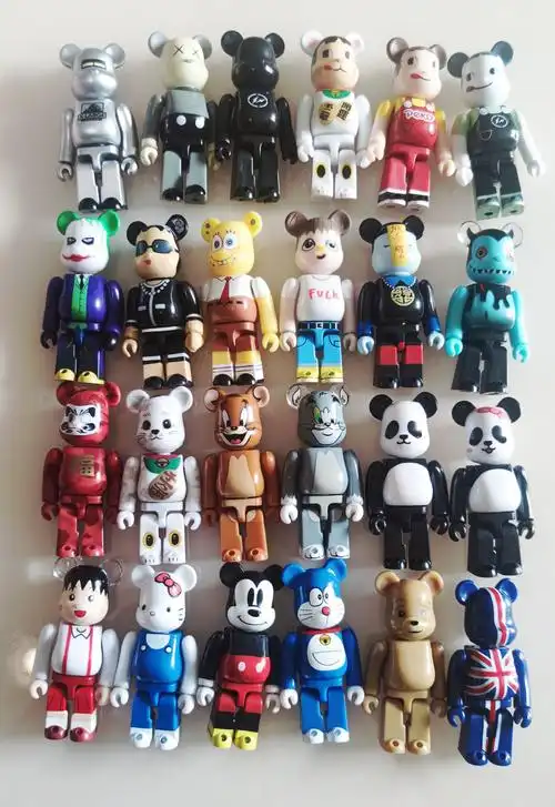 bearbrick100%积木熊7cm暴力熊24款礼物盲盒一件代发-阿里巴巴
