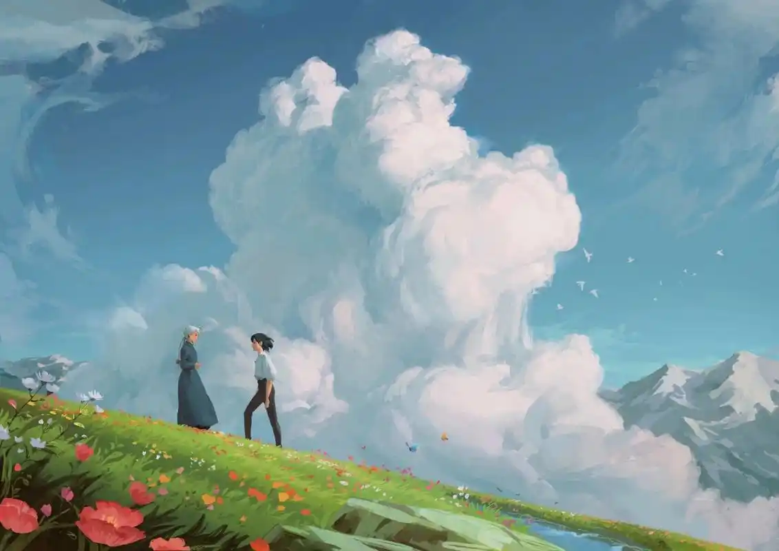 哈尔的移动城堡高清壁纸78宫崎骏动画电影 童年的回忆——哈尔的