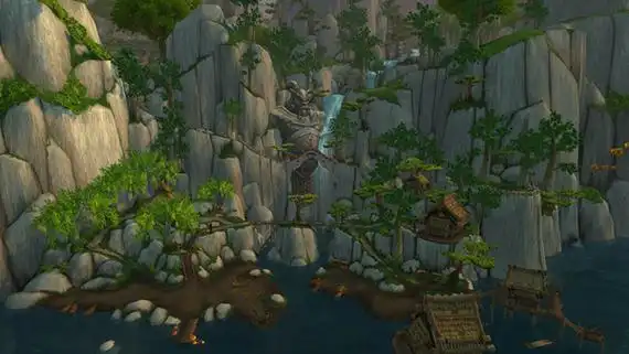 "魔兽徐霞客"调查:潘达利亚大陆水系研究_17173魔兽世界专区