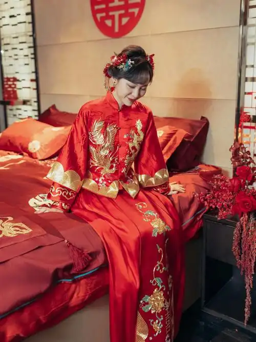 中式嫁衣🎎大家闺秀的传统中式秀禾服❤️