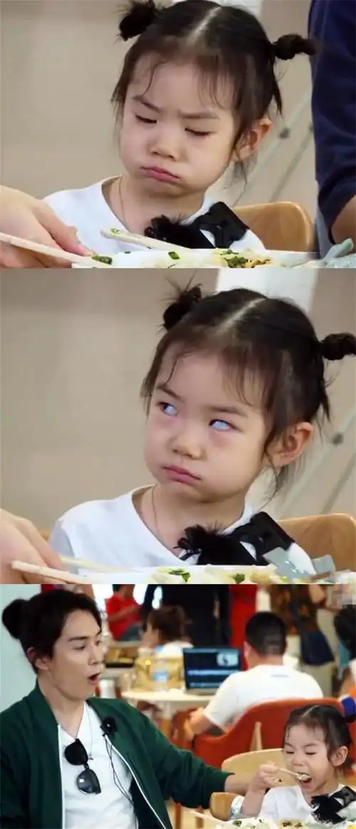 戚薇李承铉女儿lucky圈粉可爱又搞怪简直是天生喜剧人