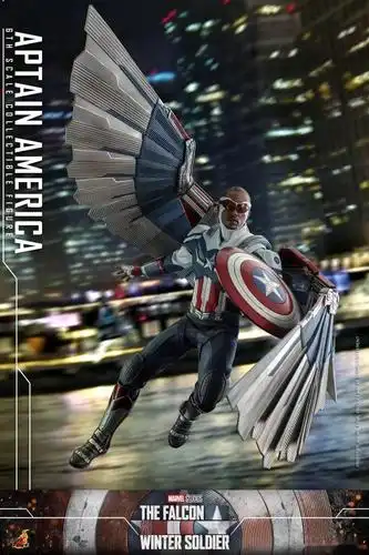 大翅膀瞩目hottoys猎鹰美队来了