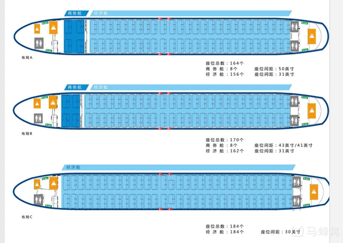 2016-08-20 查看原图 厦门航空波音737-800一共有3种客舱布局,如果是